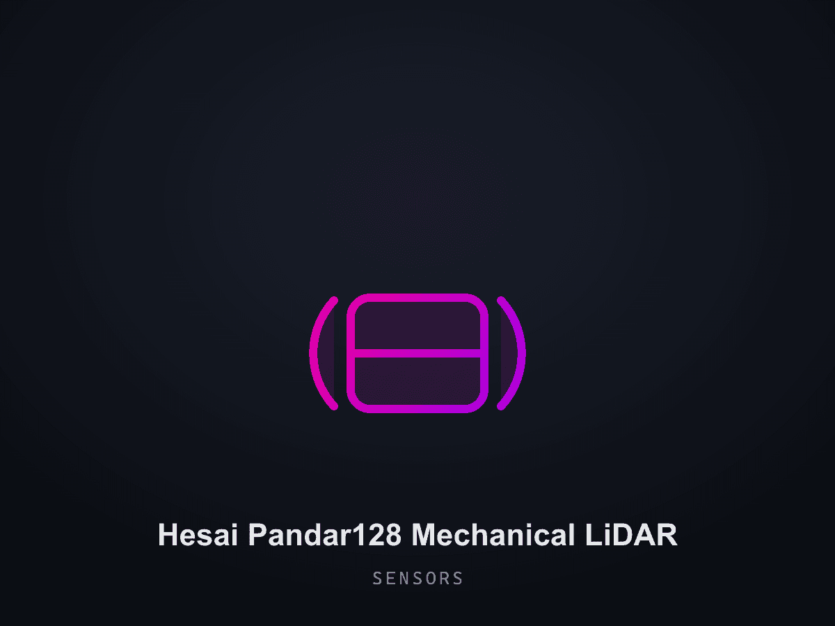 Hesai Pandar128 Mechanical LiDAR