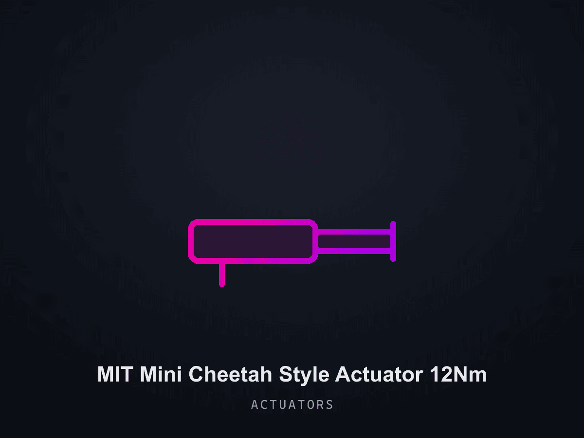 MIT Mini Cheetah Style Actuator 12Nm