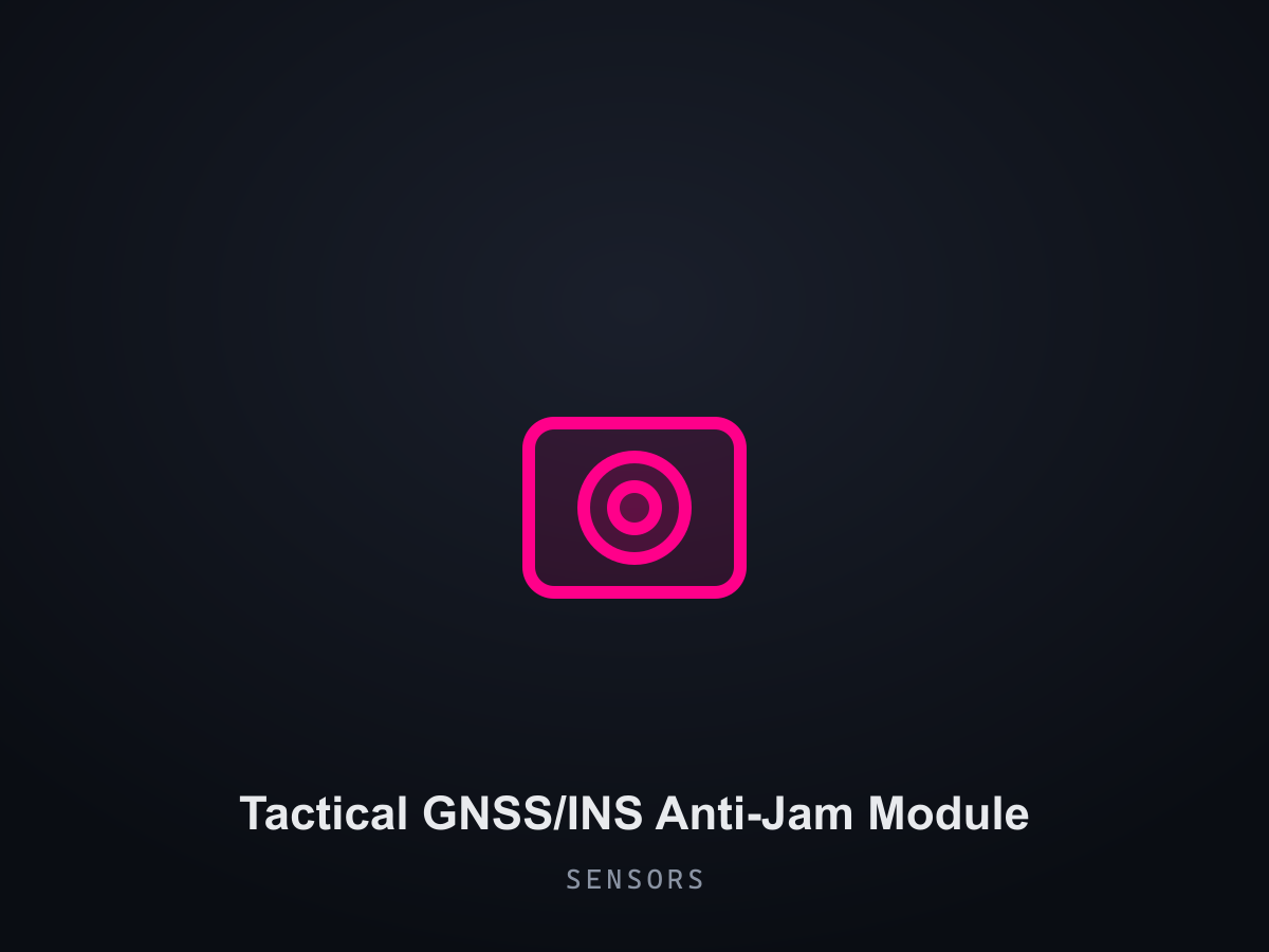 Tactical GNSS/INS Anti-Jam Module
