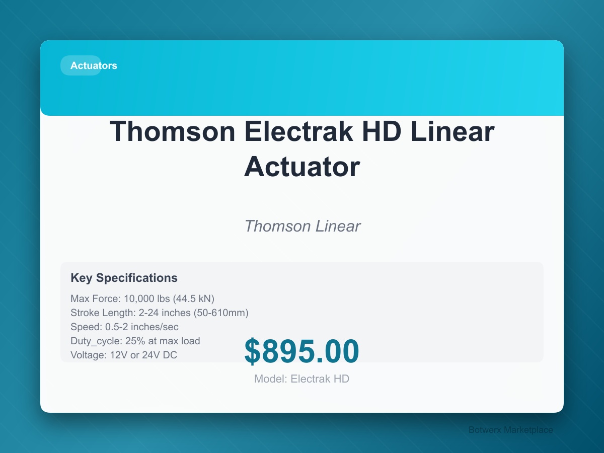 Thomson Electrak HD Linear Actuator